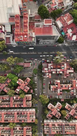 Entrance-to-a-residential-unit-in-southern-Mexico-City,-vertical-mode