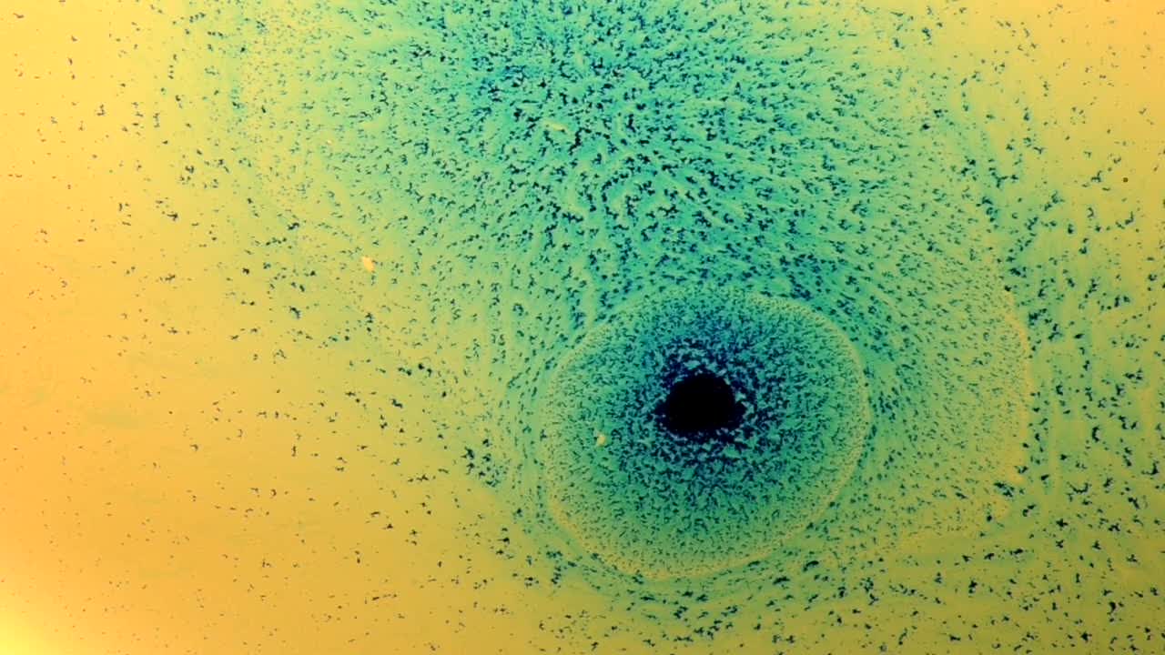 un primer plano del ojo de un maravilloso unicornio mágico; para obtener más información, busque "videoclip abstracto" usando las comillas