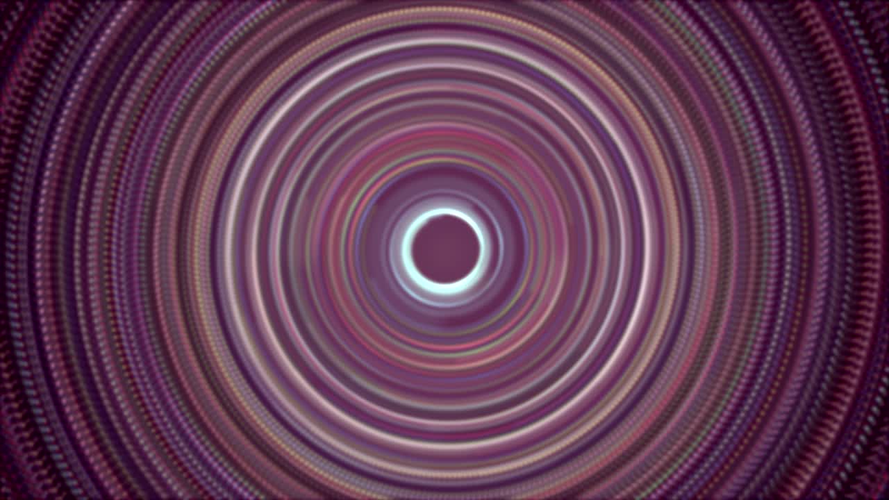 Abstract concentric circles lights background