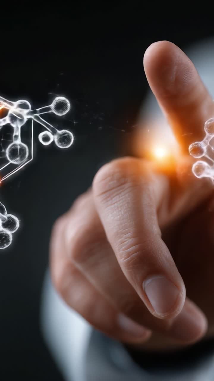 Una Conexión Simbólica entre Tecnología Avanzada y Estructuras Moleculares: La Transformación de Ideas en Realidad a Través de la Interacción Innovadora
