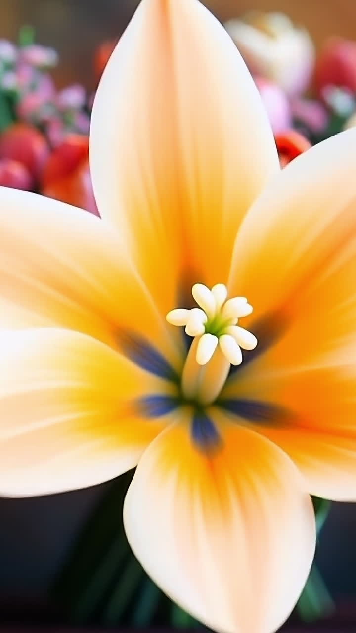 Lovely lily and rose bouquet. A vibrant bouquet of orange lilies and soft-colored roses makes a stunning centerpiece for any occasion.