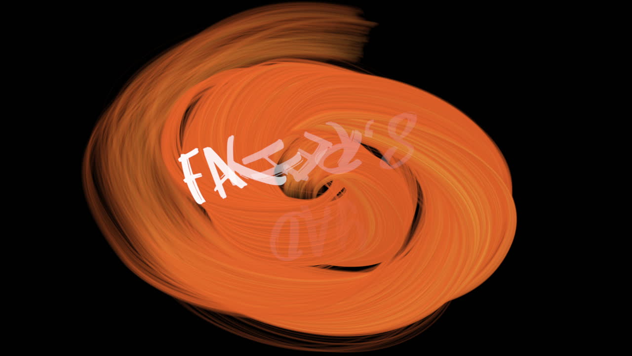 отпразднуйте день отца смелым и художественным оранжевым кругом