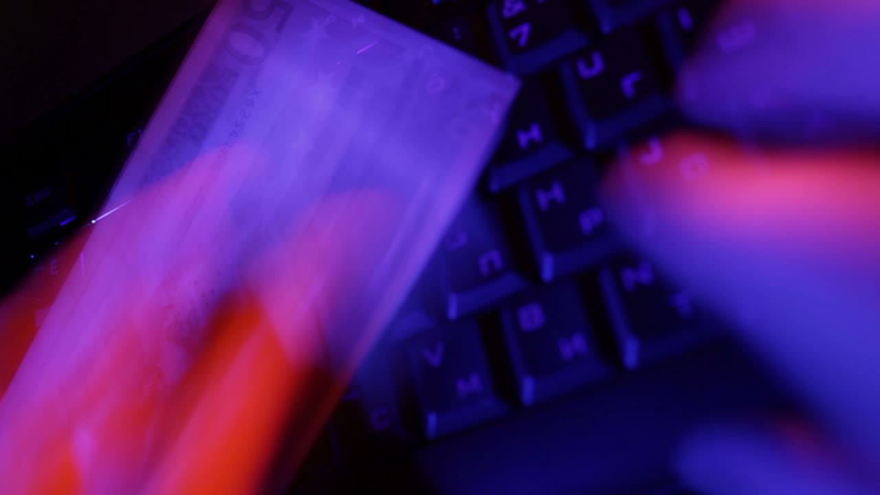 Online shopping concept Time lapse