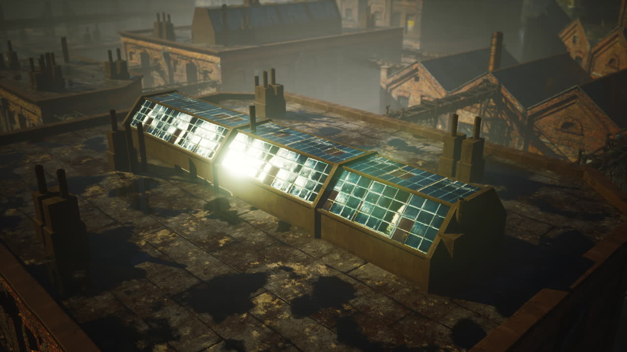 오래된 버려진 공장을 파괴했습니다.