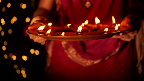 woman worshiping god