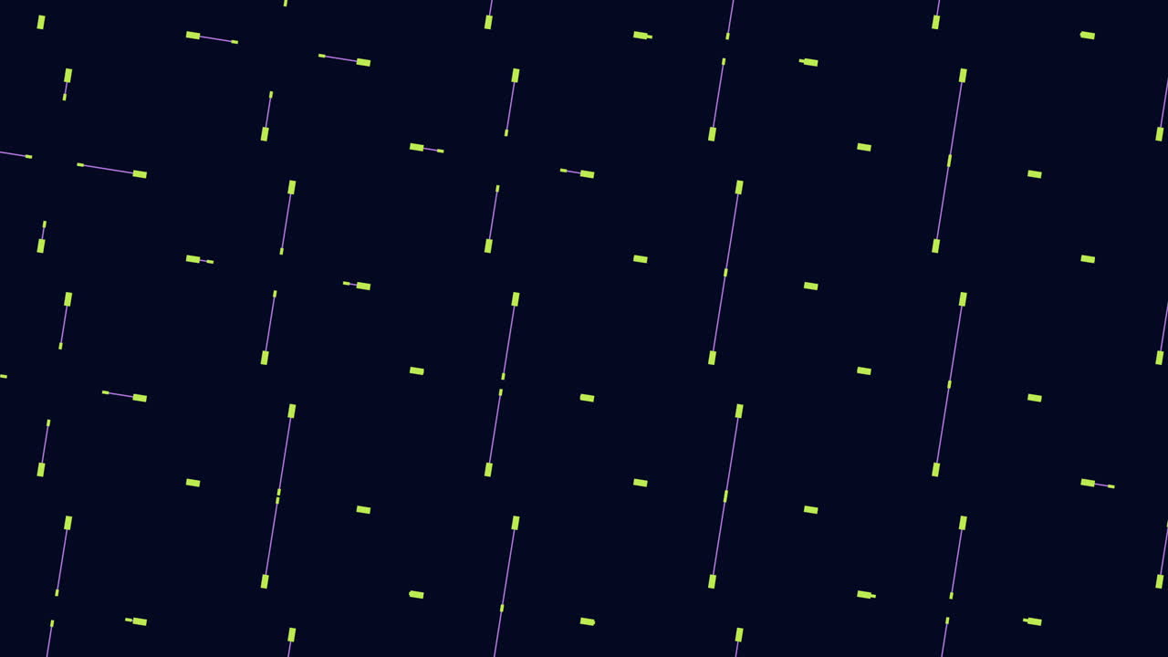 Abstract digital network pattern with floating nodes on dark blue background