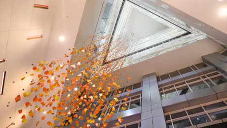 modern high-rise building interior atrium