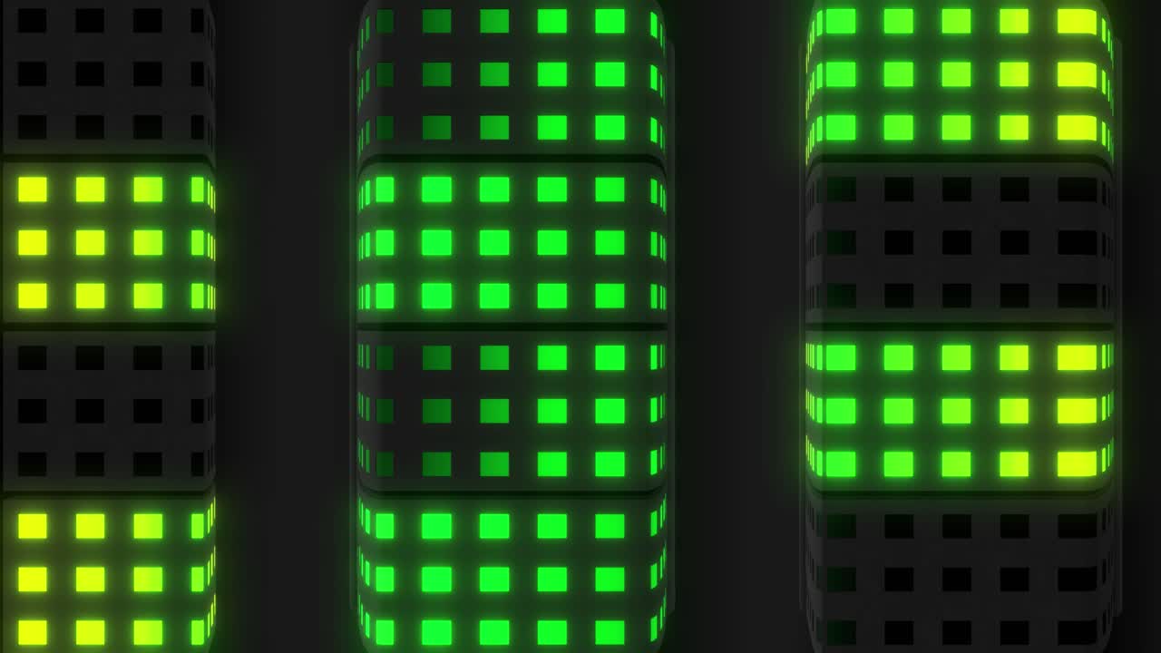 patrón de visualización de led abstracto