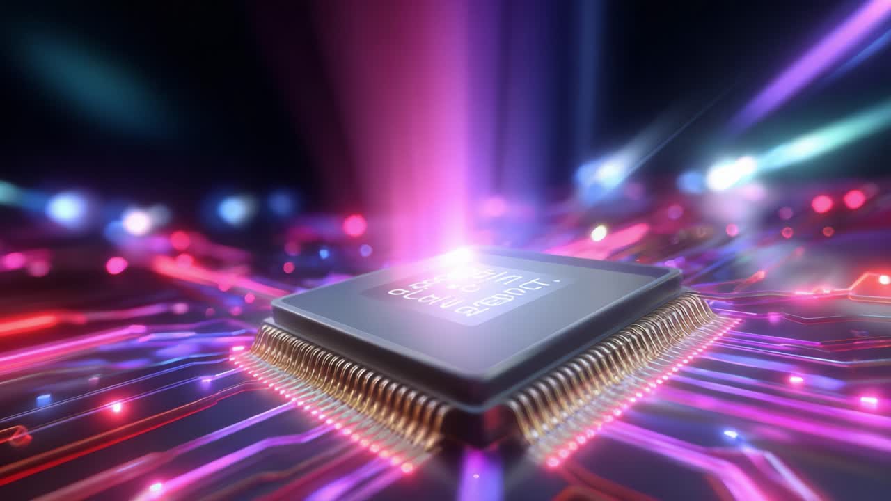 Exploring the Vibrant World of Microchip Technology: A Stunning Journey Through the Core of Modern Electronics, Featuring Intricate Circuit Designs and Brilliant Light Effects in a Captivating Visual Format