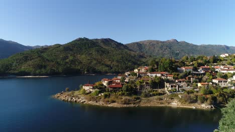 stunning nature landscape from natural park of gerês in portugal