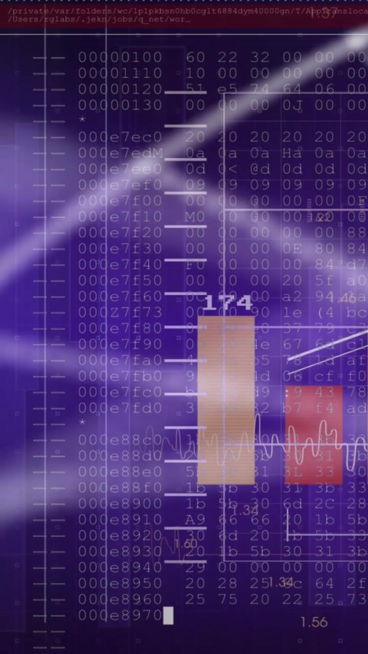 Vertical video: data feed initiating gold bar fluctuating height and labels for finance teams
