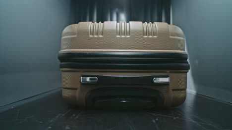 suitcase on airport security x-ray