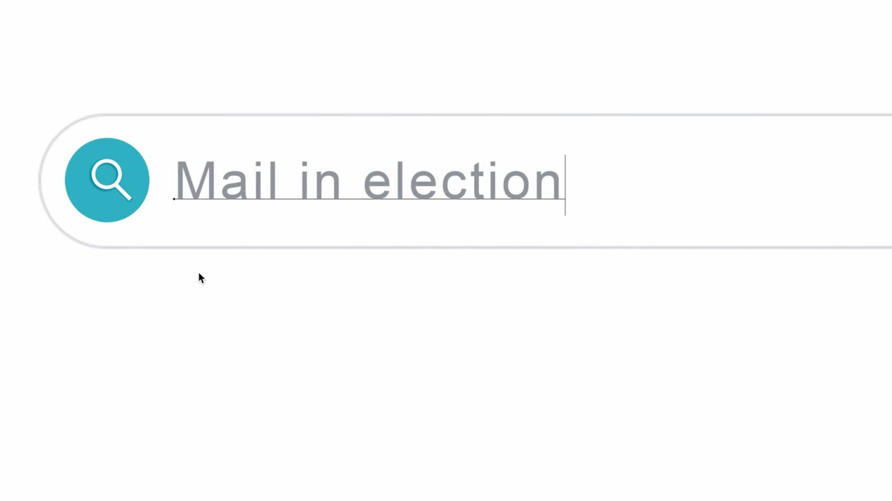 Typing And Searching For Mail In Election On The Browser - close up