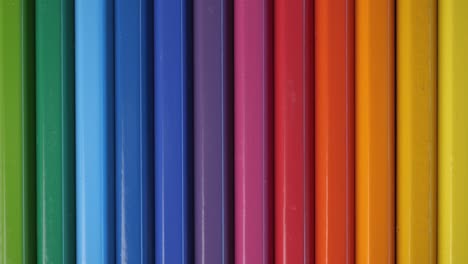 Vibrant Rainbow of Colored Pencils