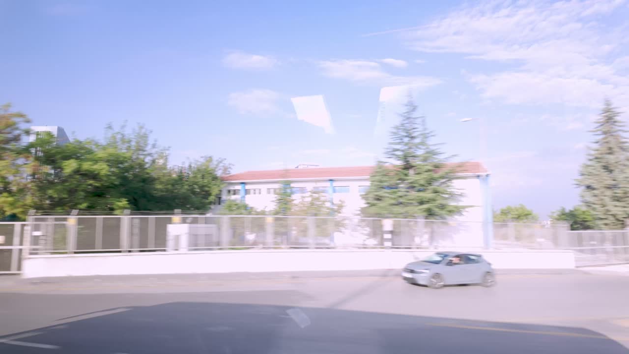 A rare view of Ankara’s urban landscape, captured from the bus terminal, showing Turkey's winter beauty