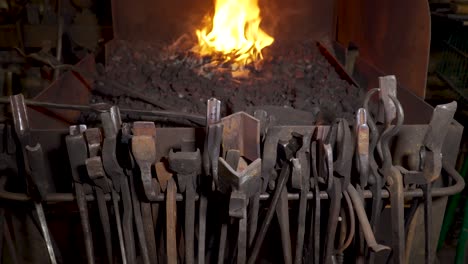 blacksmith metal forging in 4k