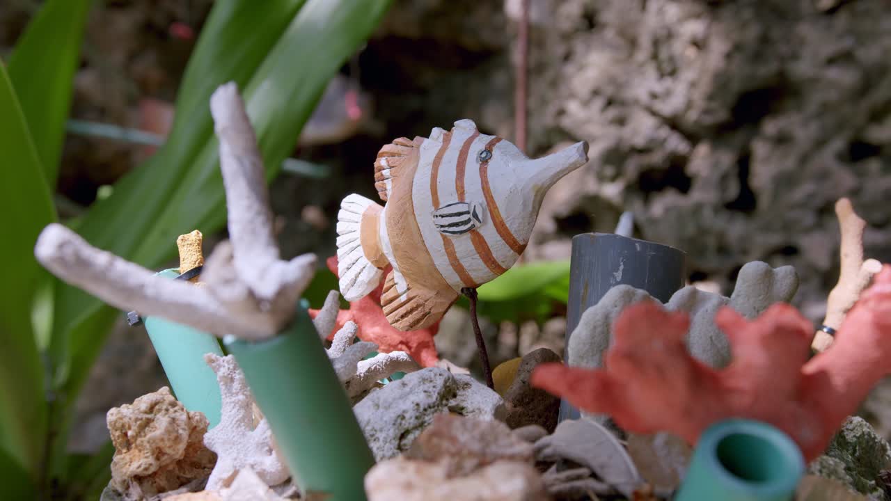 Marine Conservationists' Demonstration Of Artificial Reef To Restore Coral Reefs