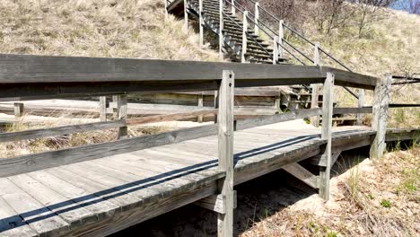 Descending-near-lush-dune-grass