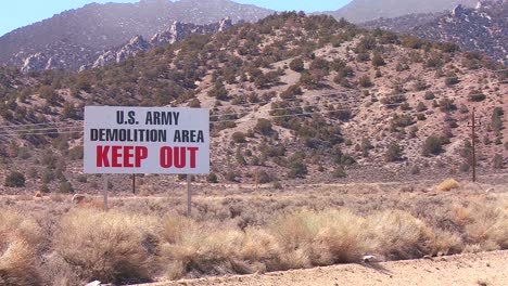 a sign warns trespassers not to enter an army proving ground area in nevada 1