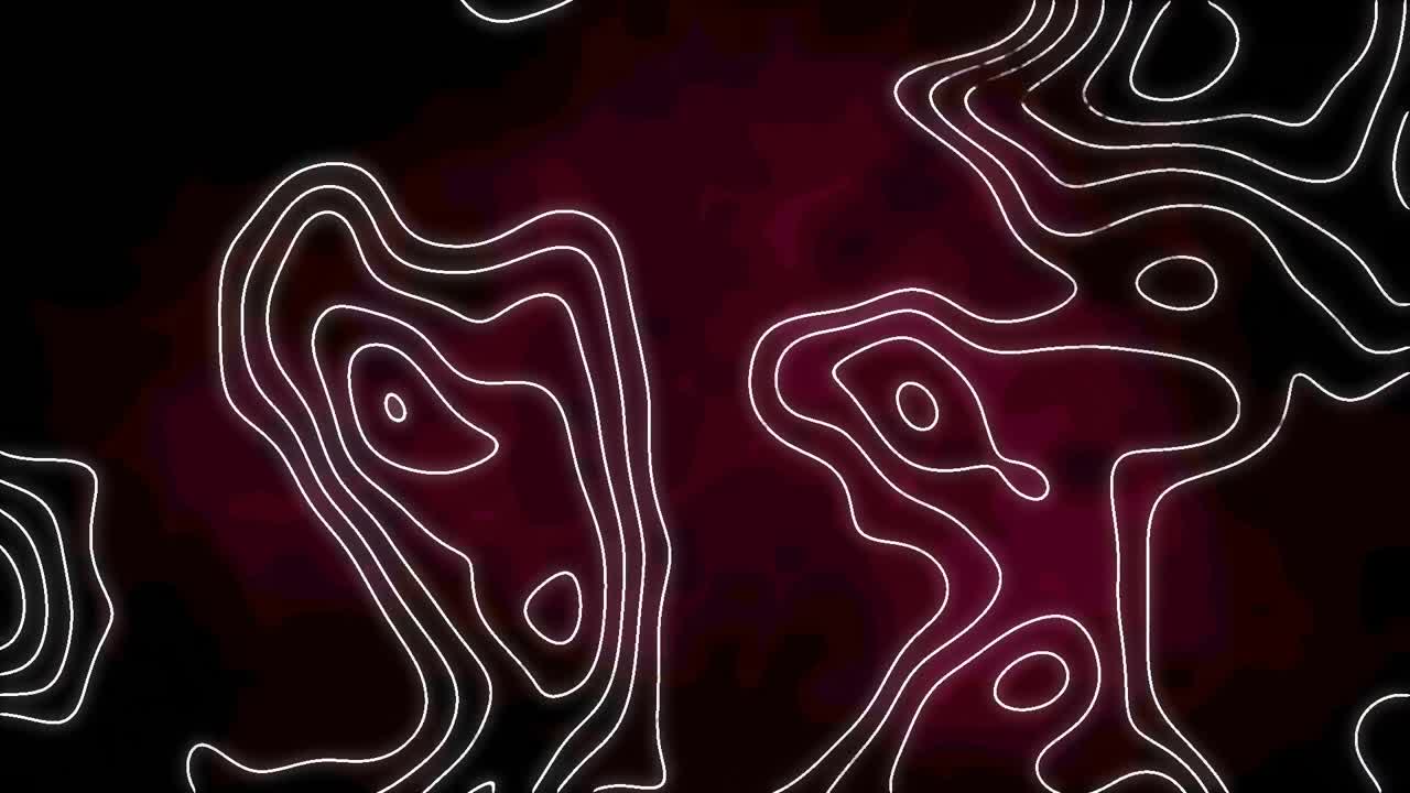 animación de la red de conexiones sobre un fondo oscuro