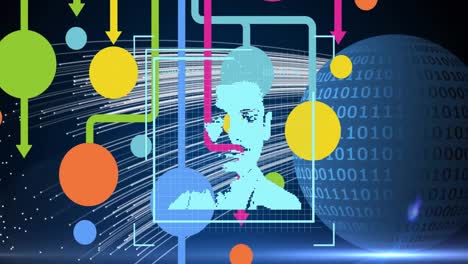 animación de personas iconos en todo el mundo