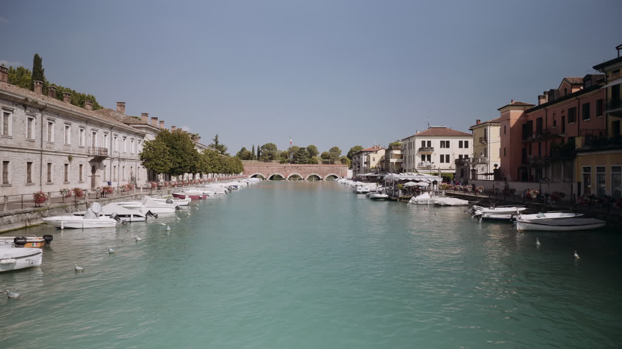 Picturesque Italian Canal Town