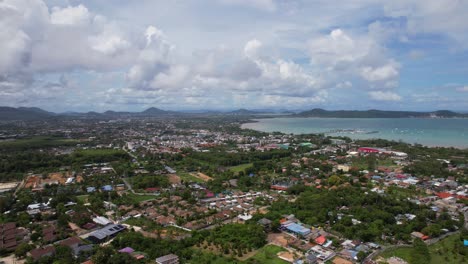 thailand, phuket, rawai mueang district on a beautiful sunny day