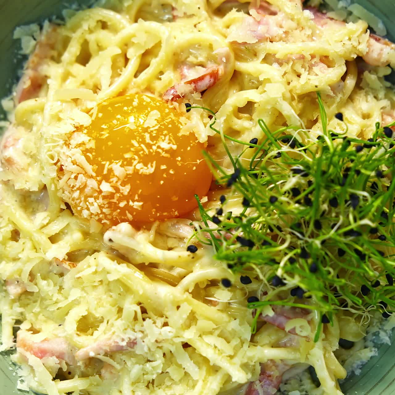 View of restaurant pasta