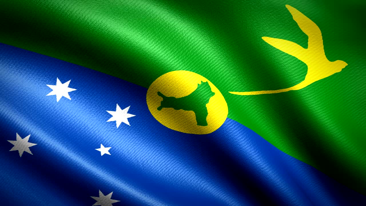 크리스마스 섬의 발, 시엄리스 루핑 애니메이션, 4k 고해상도 비디오