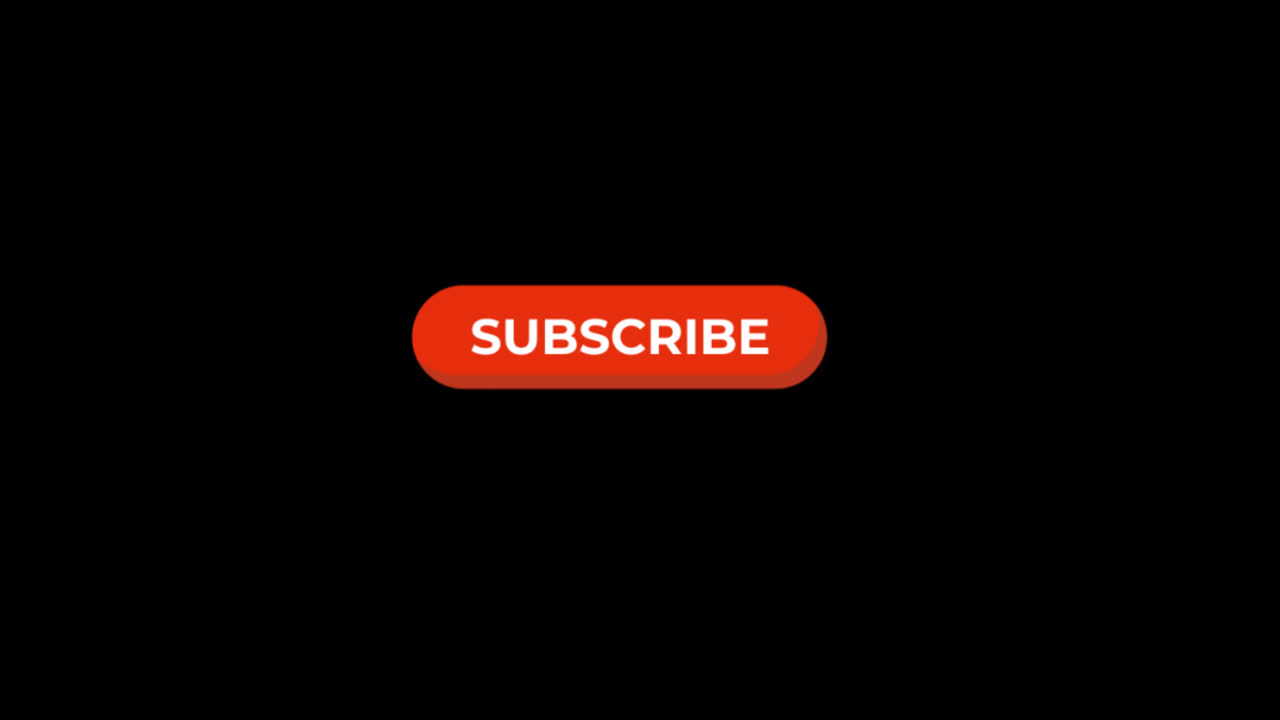 Animated Red Subscribe Button for Video Content