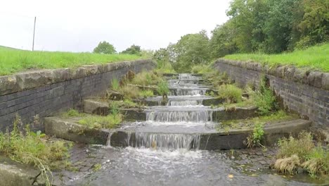 Canal-De-Presa-Con-Agua-Que-Fluye