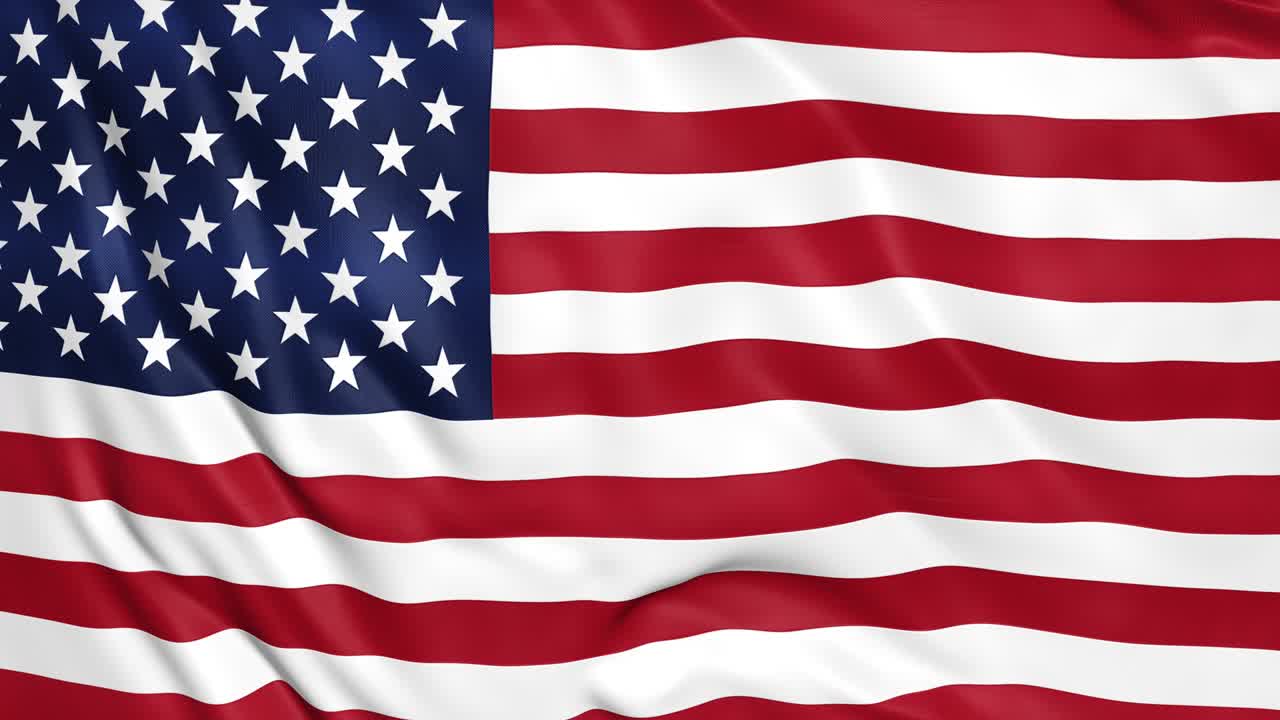 estados unidos de américa agitando la bandera