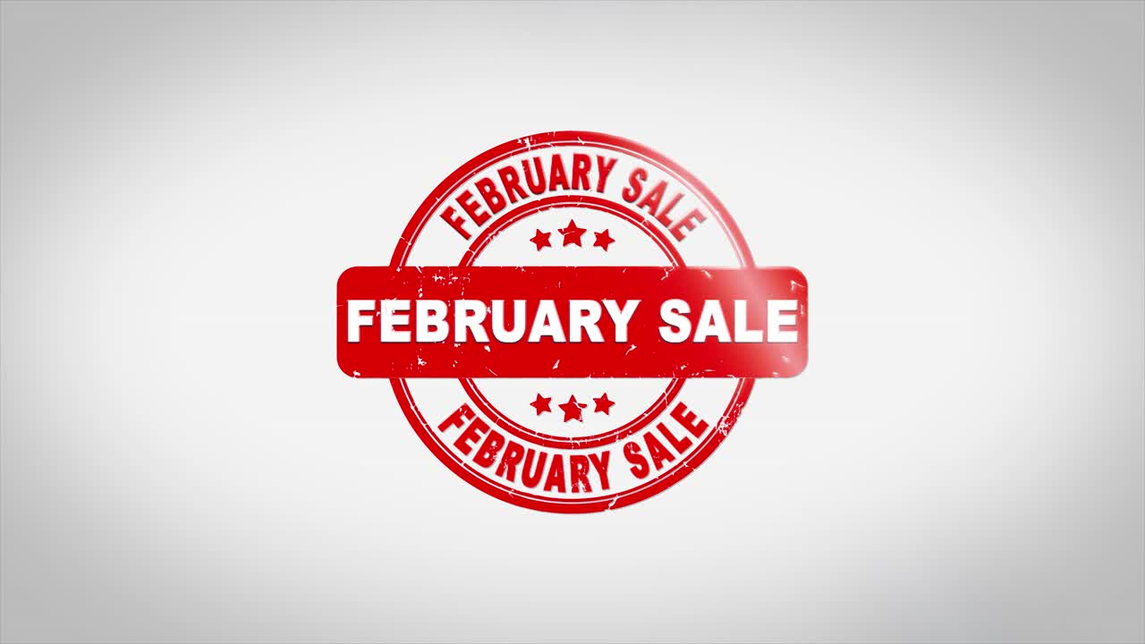 February Sale Stamp