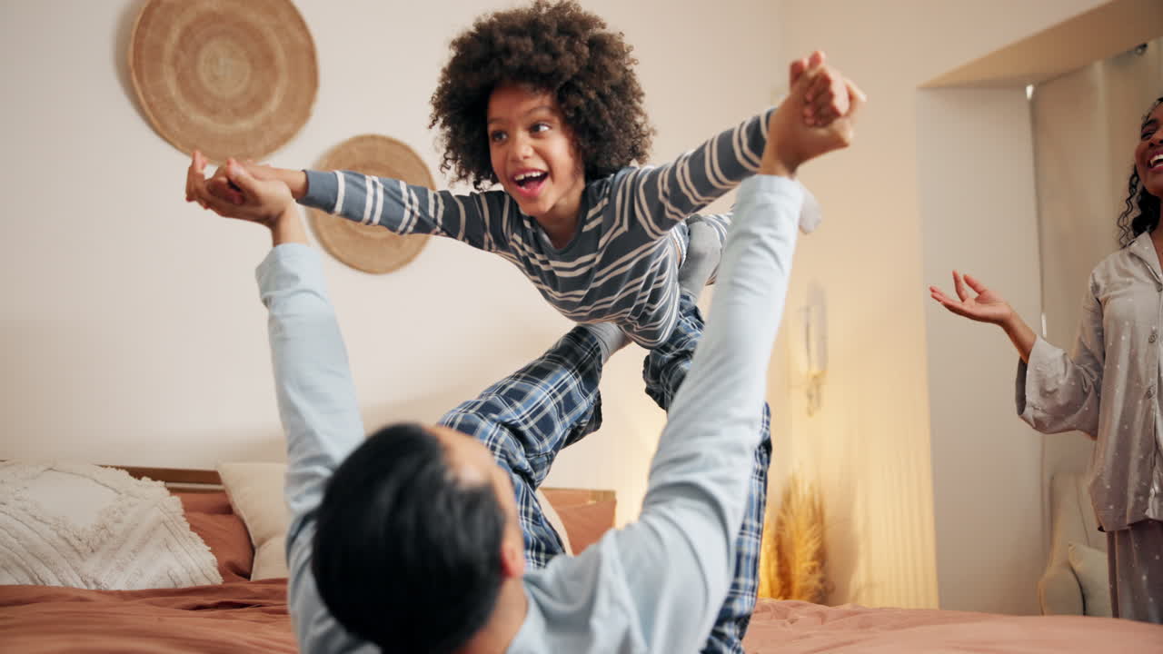 Father playing with his child