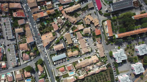 vista aérea de una ciudad europea