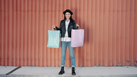 mujer de compras