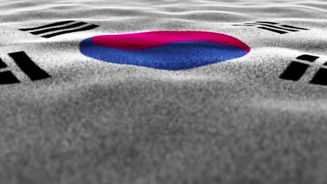 south korea, textile carpet background, still camera, loop