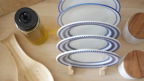 stylish dishware storage