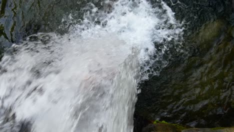 Looking-down-on-waterfall,-Philippines