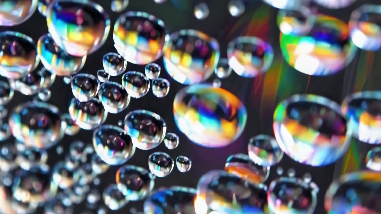 Water Droplets on a CD