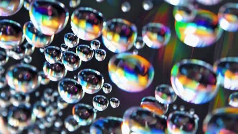 water droplets on a cd
