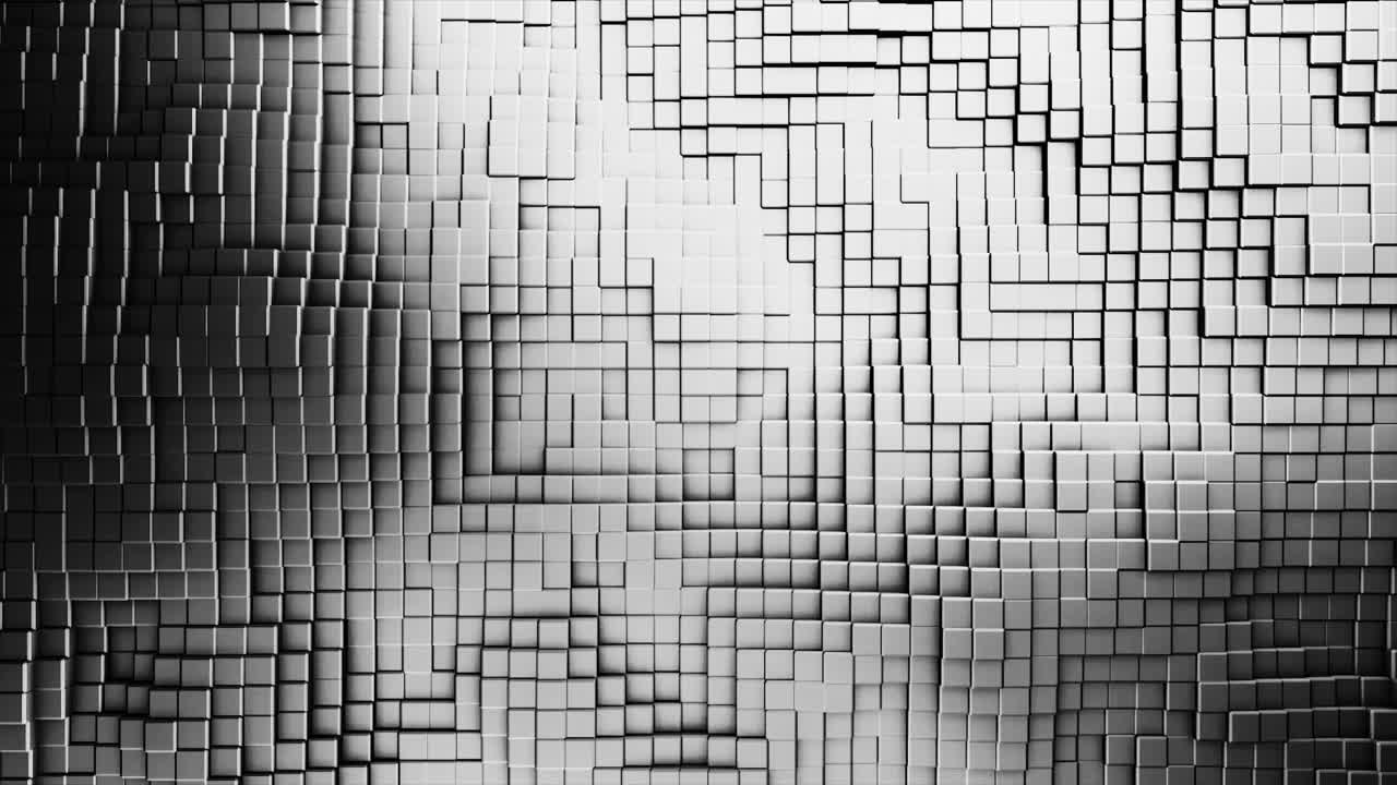 Abstract Geometric Background with Cubes