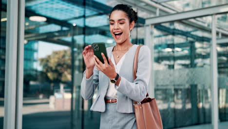 businesswoman celebrating success