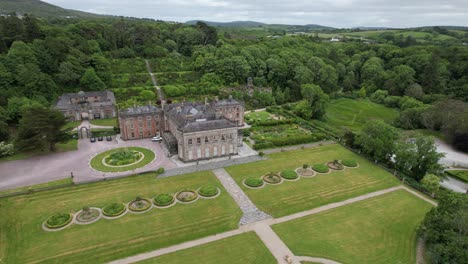 ciudad de bantry en el suroeste del condado de cork, vista aérea de drones de irlanda