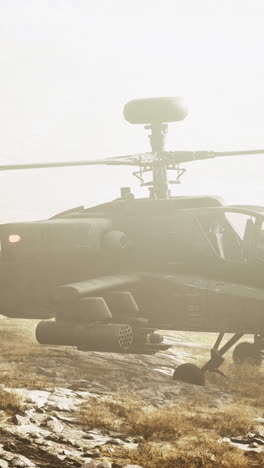 military apache helicopter