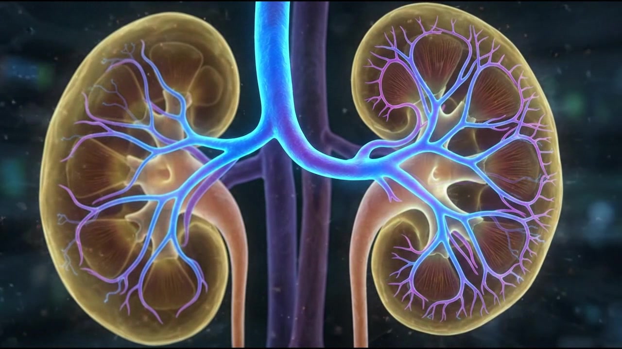 Vascular system branching blood vessels medical hologram