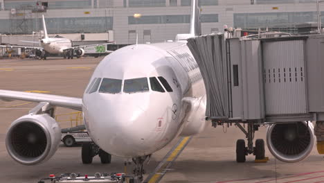 aircraft getting ready for takeoff