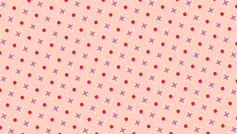 modelo compuesto de dibujos y formas con texturas coloridas, en formato de video 16: 9.