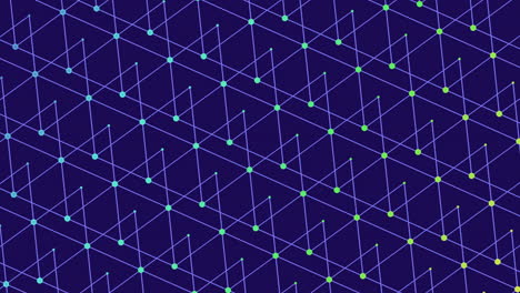 geometric design purple and pink grid pattern