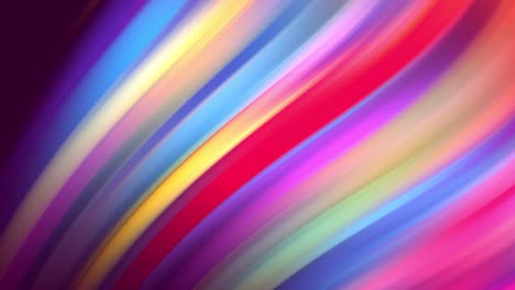 el gradiente de los colores del arco iris se desplaza cíclicamente en bucle. es un hermoso fondo abstracto de 4k con animación de bucle sin fisuras para presentaciones de vacaciones o cosas de moda en estilo de diseño en movimiento.